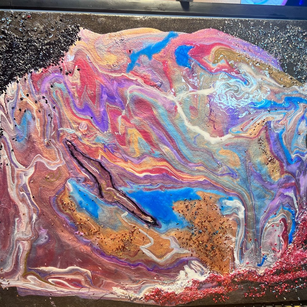Abstract Multicolor Canvas Art